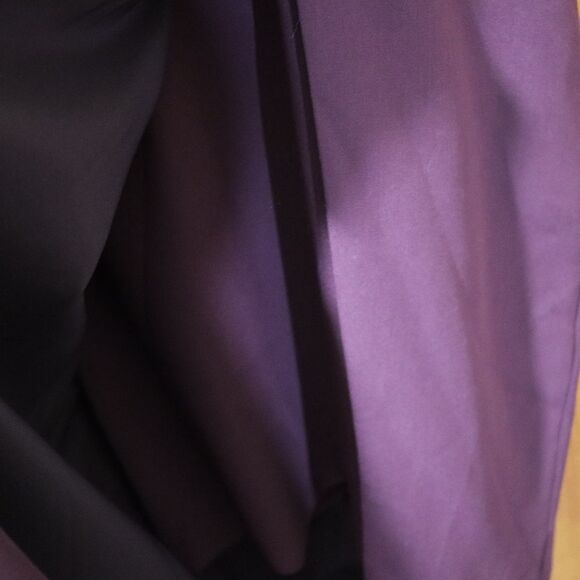 White House Black Market Burgundy Sleeveless Belted Sheath Midi Dress 14 - Picture 8 of 13